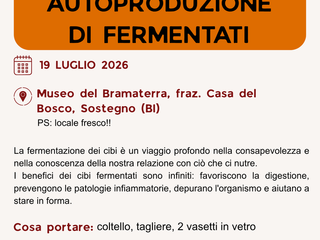 Un nuovo laboratorio al museo del Bramaterra: una domenica dedicata ai fermentati Un nuovo laboratorio al museo del Bramaterra: una domenica dedicata ai fermentati
