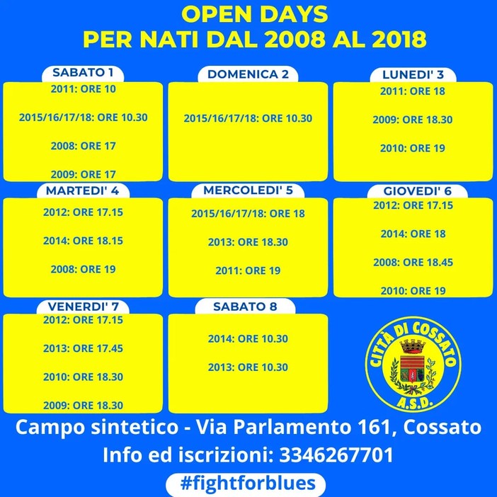 calcio giovanile