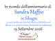 Sandra Maffeo in Silvagni, anniversario