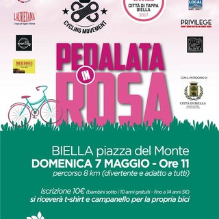 Una Pedalata Rosa per il Fondo Edo Tempia