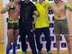 Solli Nicolò, e Francesco Bocca con al centro i due coach Basilio Tazio e Cristian Magro Solli Nicolò, e Francesco Bocca con al centro i due coach Basilio Tazio e Cristian Magro