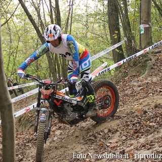 Un momento della gara di Mezzana