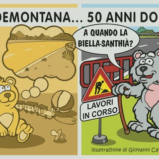 Pedemontana, cinquant'anni dopo: il sogno diventa cantiere - Illustrazione di Giovanni Cavallo