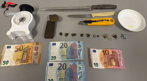 Biella, manette al polsi a un 22enne per spaccio di sostanze stupefacenti