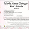 Maria Anna Catozzo Ved. Biaris