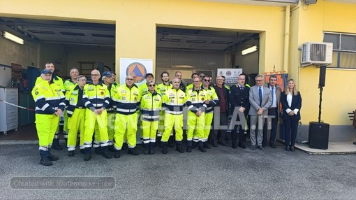 Biella celebra i 25 anni del gruppo comunale di Protezione Civile: premiati anche due volontari (foto di Mattia Baù in esclusiva per Newsbiella.it)