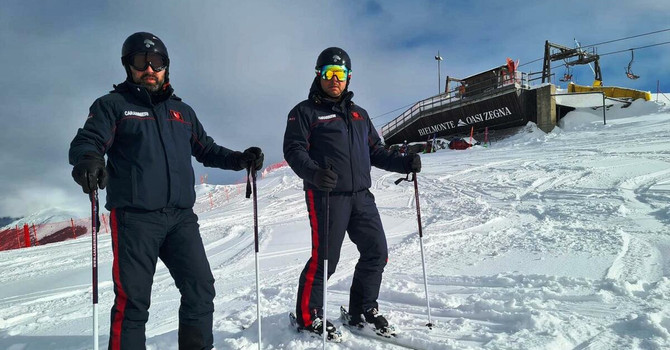 Stagione sciistica a Bielmonte: 120 ore di controlli dei Carabinieri Stagione sciistica a Bielmonte: 120 ore di controlli dei Carabinieri