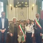 Palazzo Oropa: Carlo Quaglino e Kamila Tavares Vendraminetto presidente e vicepresidente del Consiglio Comunale delle Ragazze e dei Ragazzi