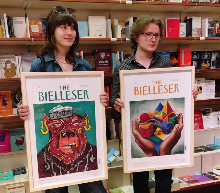 25 Anni del Liceo Artistico Sella, vincono il concorso “The Bielleser -copertina d’artista” Sofia Cialini e Andrej Radu 25 Anni del Liceo Artistico Sella, vincono il concorso “The Bielleser -copertina d’artista” Sofia Cialini e Andrej Radu