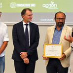 Nell’immagine, un momento della premiazione di Su Nuraghe a Torino Nell’immagine, un momento della premiazione di Su Nuraghe a Torino
