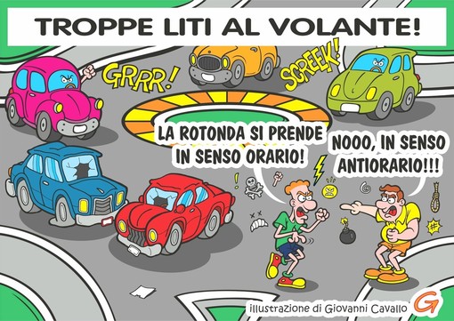 Troppe liti sulle strade di Biella, l’invito: più pazienza e rispetto al volante (vignetta di Giovanni Cavallo) Troppe liti sulle strade di Biella, l’invito: più pazienza e rispetto al volante (vignetta di Giovanni Cavallo)