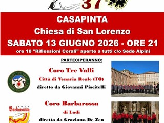Casapinta celebra la grande tradizione corale con il 37° Festival dei Cori
