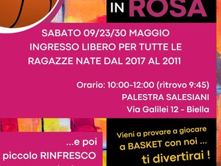 Basket femminile, tornano i sabati in rosa
