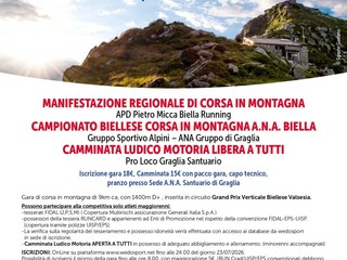 Le corse della settimana di newsbiella.it, dal 21 luglio al 26 Le corse della settimana di newsbiella.it, dal 21 luglio al 26