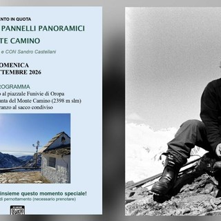 Monte Camino, due pannelli panoramici per ricordare Sandro: "Sarà con noi"