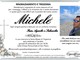 Michele, ringraziamento e trigesima