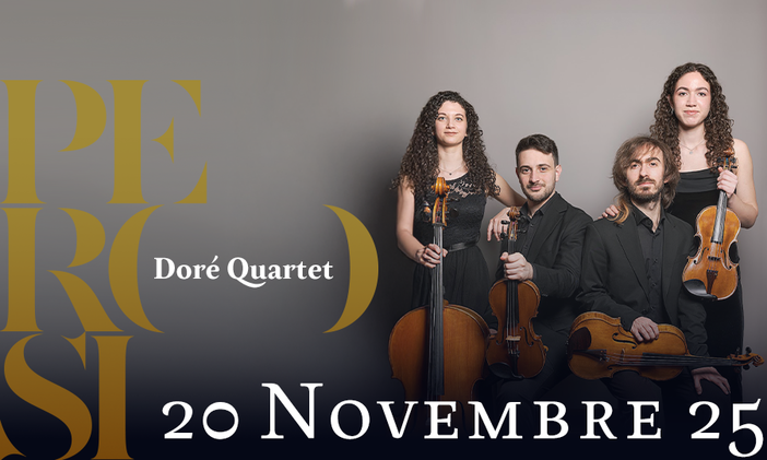 Accademia Perosi, quattro appuntamenti in settimana a partire dal Dore Quartet Accademia Perosi, quattro appuntamenti in settimana a partire dal Dore Quartet