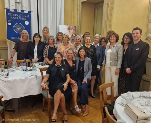 Matteo Nebuloni ospite del club Inner Wheel Biella Matteo Nebuloni ospite del club Inner Wheel Biella