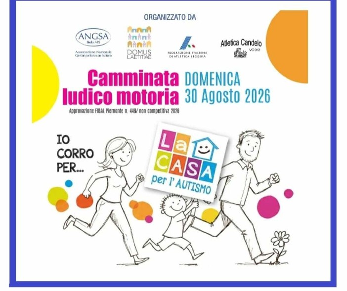 A Candelo corri per… La Casa per l’Autismo! A Candelo corri per… La Casa per l’Autismo!
