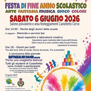 A Castelletto Cervo festa di fine anno tra recite, laboratori e....colori!!