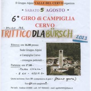 Corsa in montagna: gli Alpini presentano il 6° Giro di Campiglia Cervo Corsa in montagna: gli Alpini presentano il 6° Giro di Campiglia Cervo