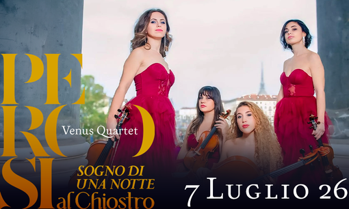 Sogno di una notte al Chiostro, tutti i martedì di Luglio 2026 Sogno di una notte al Chiostro, tutti i martedì di Luglio 2026