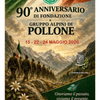 Auguri al Gruppo Alpini di Pollone per i suoi 90 anni, al via i festeggiamenti