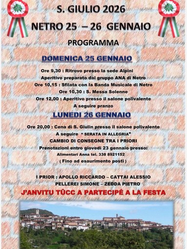 A Netro la Festa di San Giulio