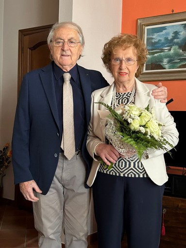 Nozze di diamante: Gianna e Piero Torello festeggiano 60 anni di matrimonio.