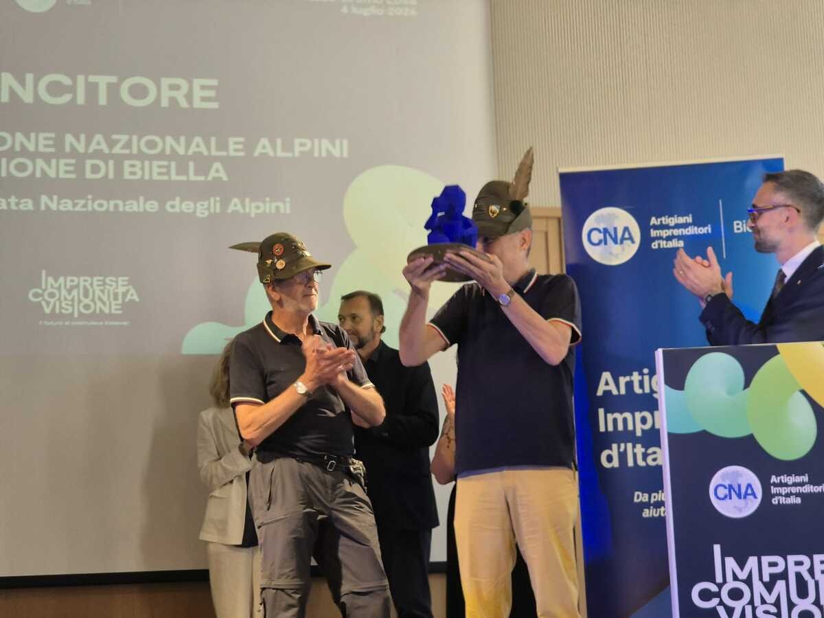 Il "Bimbo Faber" 2026 all'Adunata Nazionale degli Alpini: un riconoscimento per un evento che ha unito il Biellese