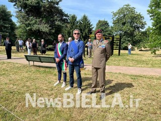 Biella, Ramella Pralungo all’ANPdI: “Dai cippi il valore della memoria” FOTO e VIDEO Massimo Giacobbe e Catia Ciccarelli per newsbiella.it