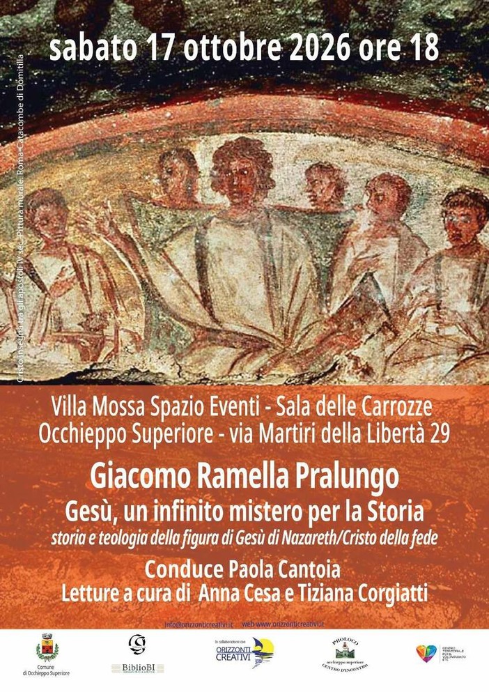A Villa Mossa la conferenza "Gesù, un infinito mistero per la Storia" A Villa Mossa la conferenza "Gesù, un infinito mistero per la Storia"