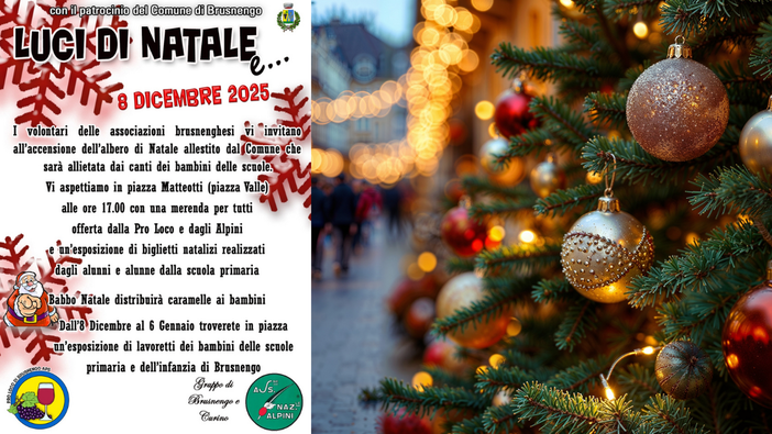Brusnengo celebra l'8 dicembre: si accendono le luci e attività per i più piccoli