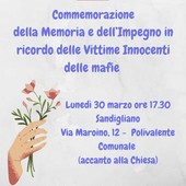A Sandigliano si ricordano le Vittime Innocenti delle mafie A Sandigliano si ricordano le Vittime Innocenti delle mafie