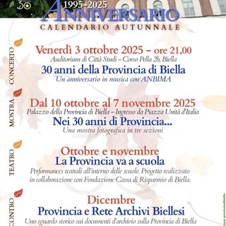 Venerdì si inaugura “Nei Trent’anni di Provincia…”