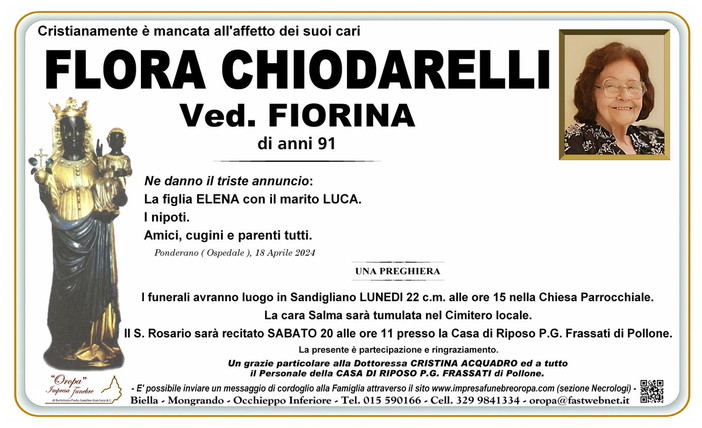 Flora Chiodarelli, Ved. Fiorina