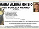 Maria Albina Ghisio, Ved. Fugazza Pierino