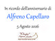 Alfreno Capellaro - Anniversario