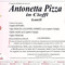 Antonetta Pizza in Cioffi