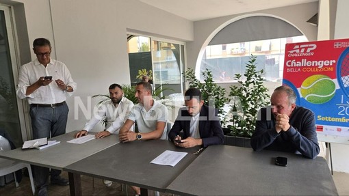 Il grande tennis torna a Biella, dal 13 al 20 settembre l’ATP Challenger