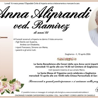 Anna Aliprandi, ved. Ramirez