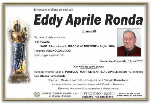 Eddy, Aprile Ronda
