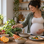 Alimentazione in gravidanza: colmiamo il fabbisogno di minerali e vitamine - Immagine generata con IA Alimentazione in gravidanza: colmiamo il fabbisogno di minerali e vitamine - Immagine generata con IA
