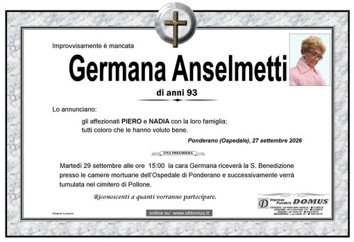 Germana Anselmetti Germana Anselmetti