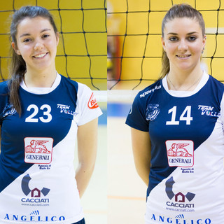 Alessandra Rey e Valentina Vettor del Cacciati Teamvolley