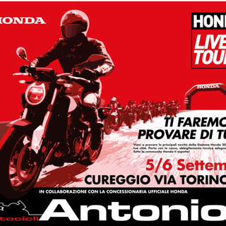 Honda Live Tour da Antonioli Motocicli: il 5 e 6 settembre si provano i modelli Honda