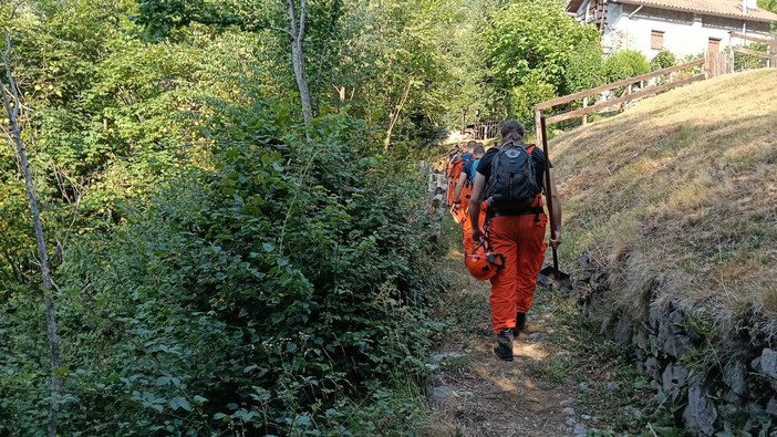 Incendi in Valsesia, AIB biellesi impegnati nella bonifica