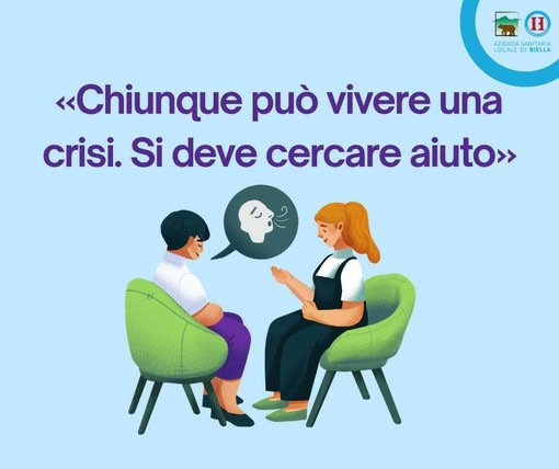 ASL Biella: "Se non vedi una via d'uscita, è necessario cercare aiuto" ASL Biella: "Se non vedi una via d'uscita, è necessario cercare aiuto"