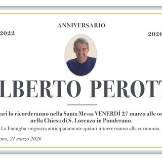 Alberto Perotti - Anniversario