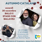 “Autunno Catalano” a Vergnasco: lezioni di danza e una serata con Ballaveu “Autunno Catalano” a Vergnasco: lezioni di danza e una serata con Ballaveu